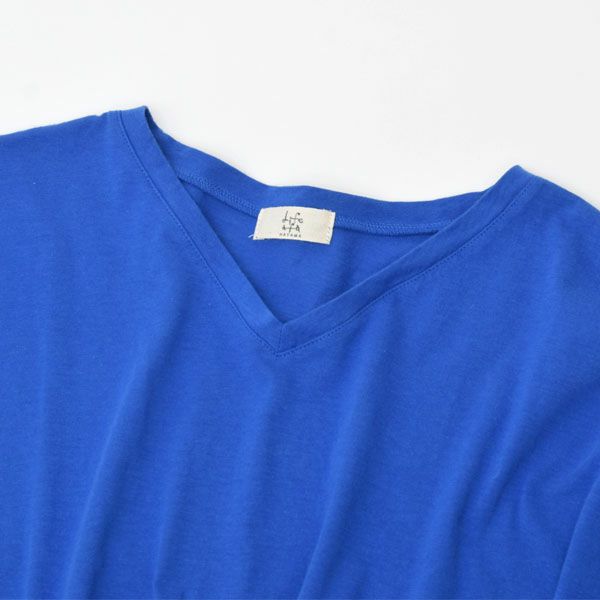 オーガニックコットン VネックTシャツ