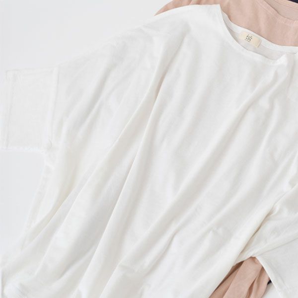 オーガニックコットン クルーネックTシャツ