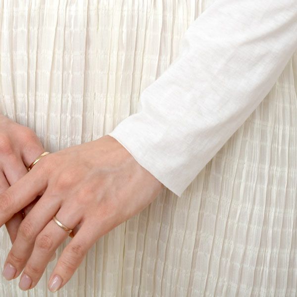 オーガニックコットン 長袖プルオーバー