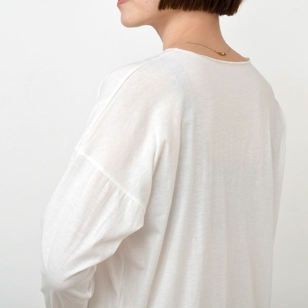 オーガニックコットン 長袖プルオーバー