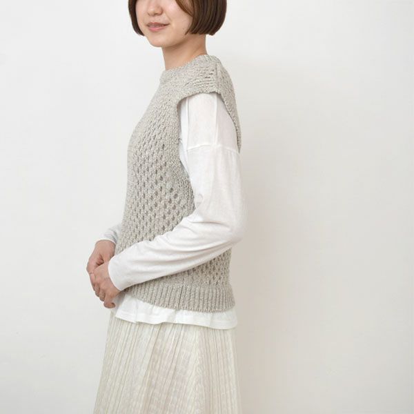 オーガニックコットン 長袖プルオーバー