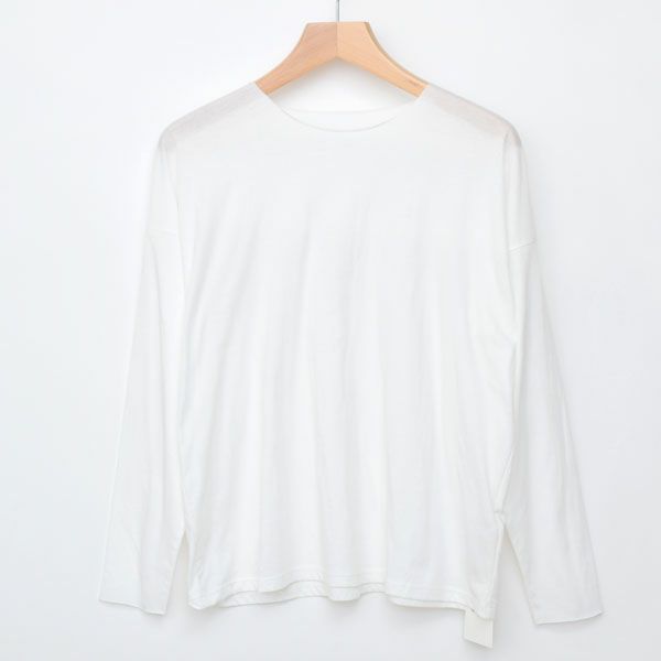 オーガニックコットン 長袖プルオーバー