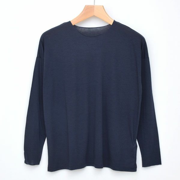 オーガニックコットン 長袖プルオーバー
