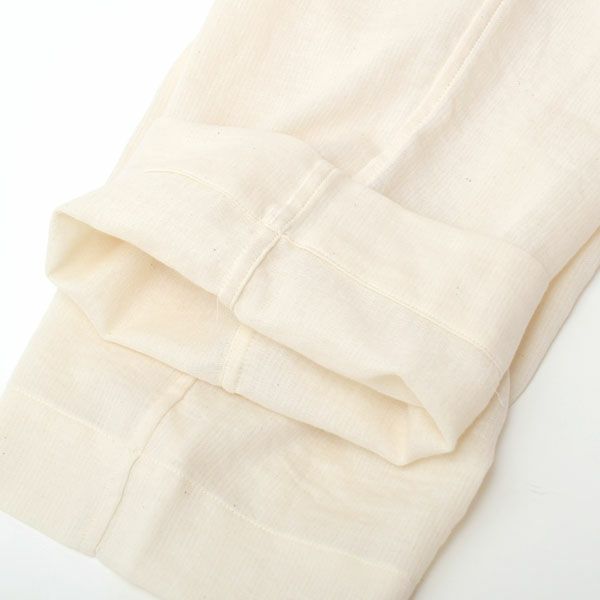 オーガニックコットン メンズ変わりガーゼスキッパーパジャマ