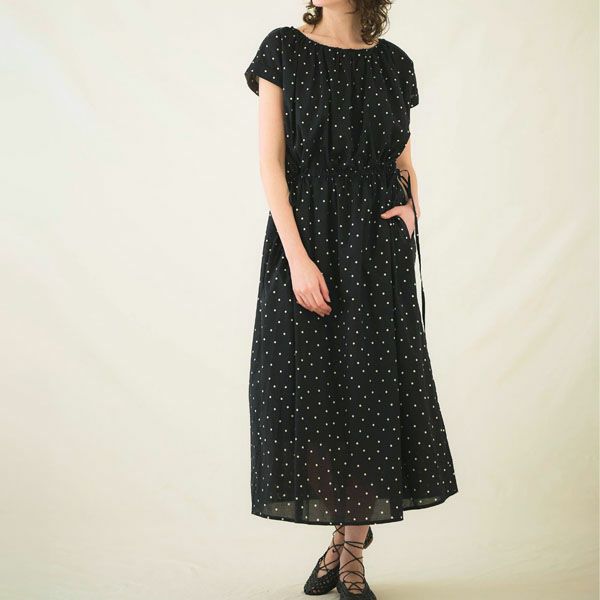 オーガニックコットン アザミワンピース