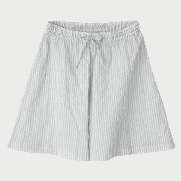 オーガニックコットン ユーカリストライプ ショートパンツ