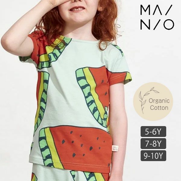 オーガニックコットン キッズＴシャツ Watermelon