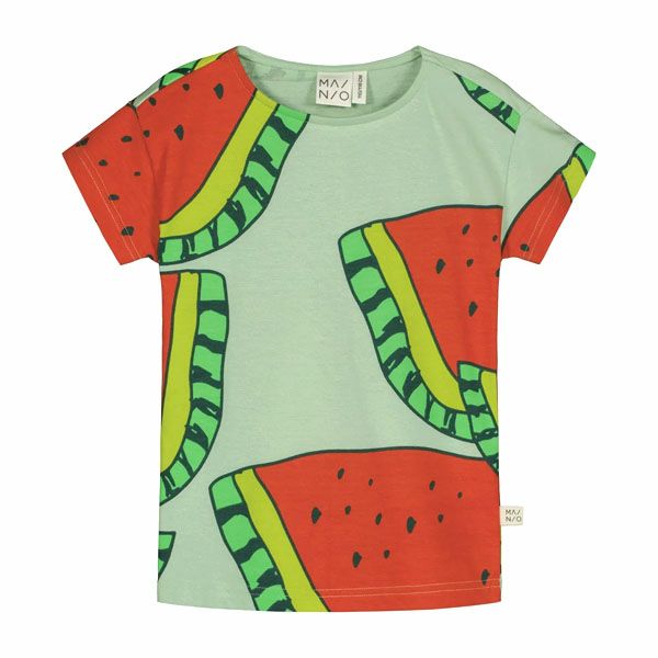 オーガニックコットン キッズＴシャツ Watermelon