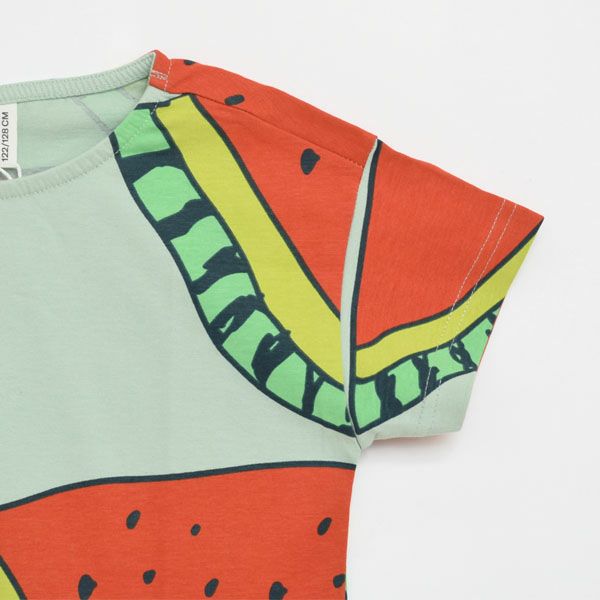 オーガニックコットン キッズＴシャツ Watermelon