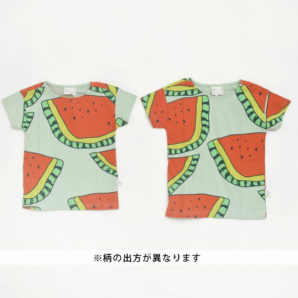 オーガニックコットン キッズＴシャツ Watermelon