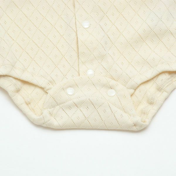 オーガニックコットンロンパース型肌着