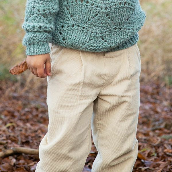 serendipity オーガニックコットン キッズ コーデュロイストレートパンツ