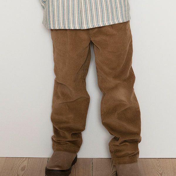 serendipity オーガニックコットン キッズ コーデュロイストレートパンツ