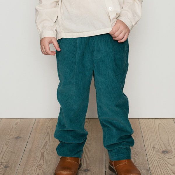 serendipity オーガニックコットン キッズ コーデュロイストレートパンツ