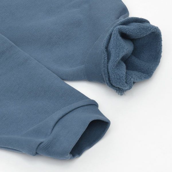 オーガニックコットン キッズ 裏起毛 クルーネックスウェットシャツ