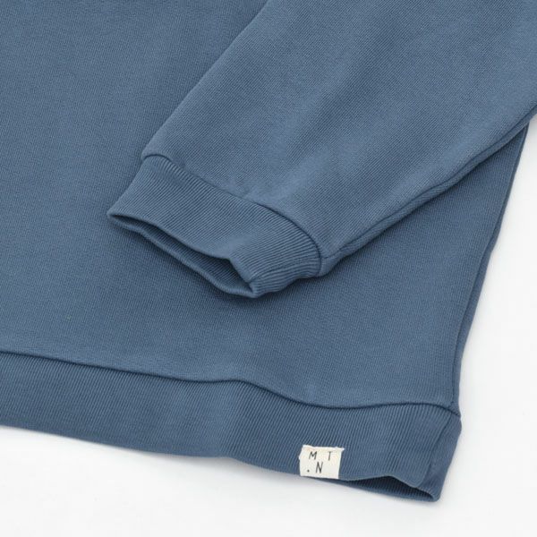 オーガニックコットン キッズ 裏起毛 クルーネックスウェットシャツ
