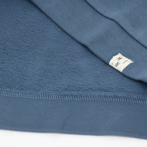 オーガニックコットン キッズ 裏起毛 クルーネックスウェットシャツ