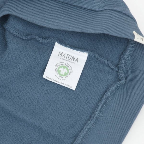 オーガニックコットン キッズ 裏起毛 クルーネックスウェットシャツ