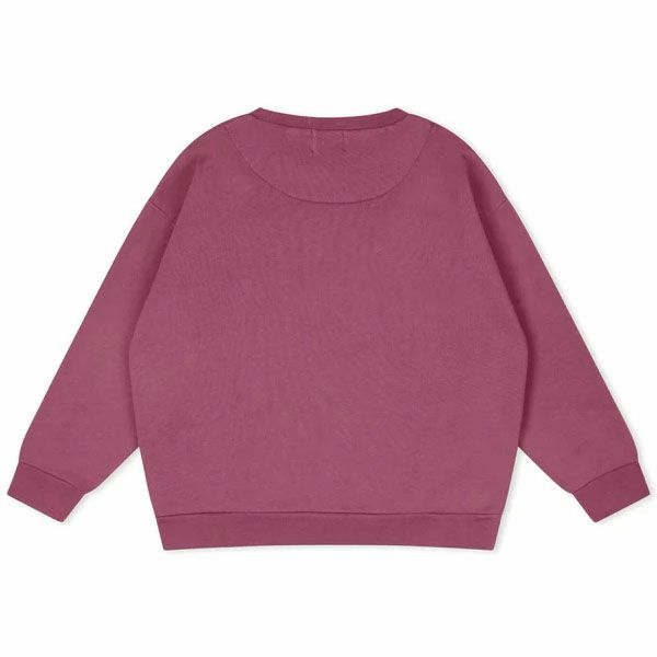 オーガニックコットン キッズ 裏起毛 クルーネックスウェットシャツ