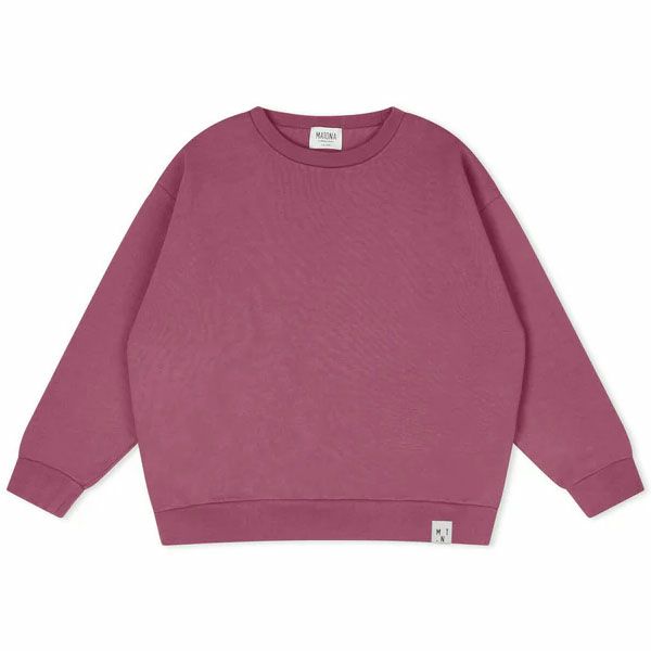 オーガニックコットン キッズ 裏起毛 クルーネックスウェットシャツ