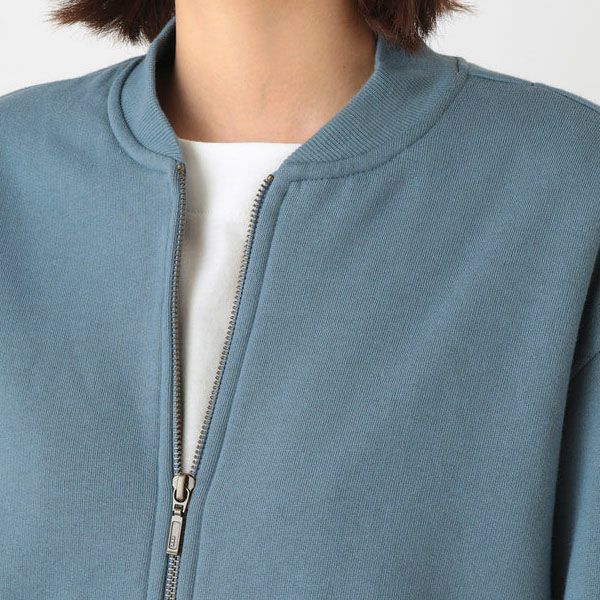 オーガニックコットン 裏起毛ブルゾン