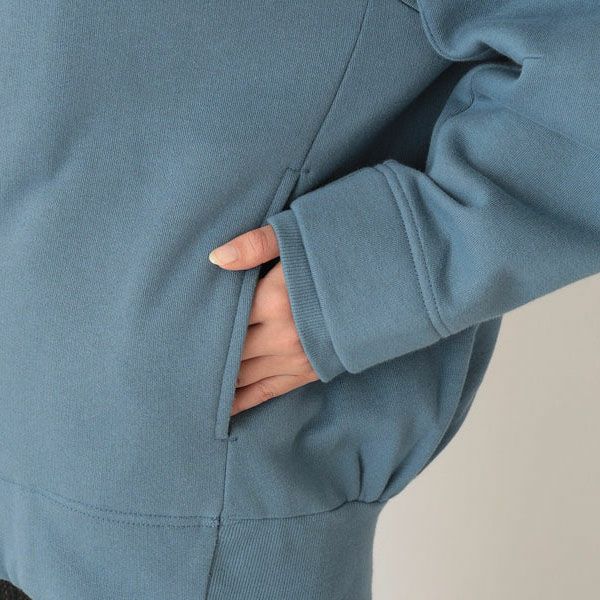 オーガニックコットン 裏起毛ブルゾン