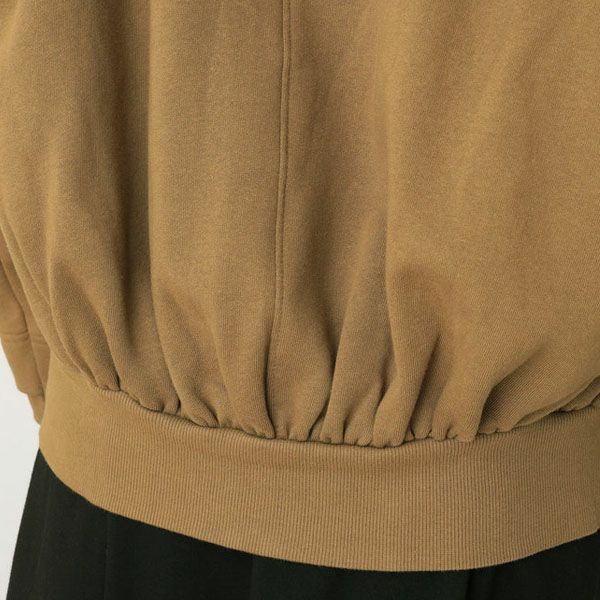 オーガニックコットン 裏起毛ブルゾン