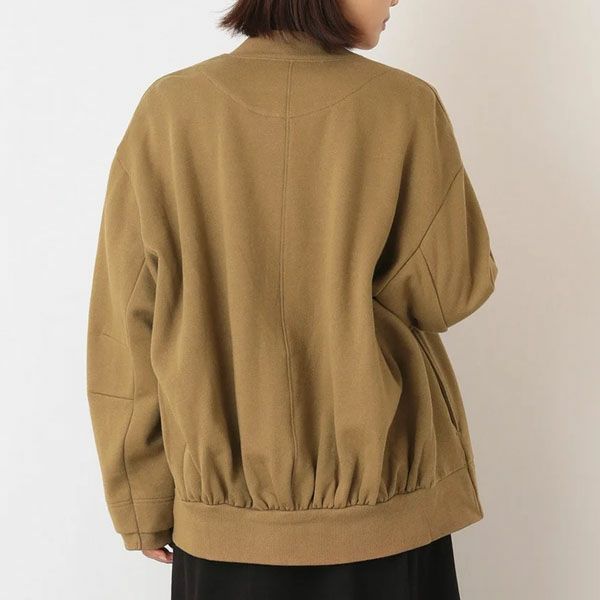 オーガニックコットン 裏起毛ブルゾン