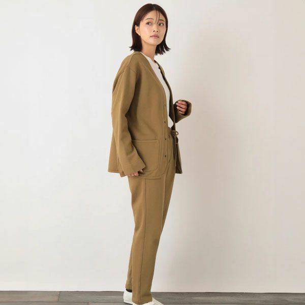 オーガニックコットン 裏起毛ユニセックスパンツ