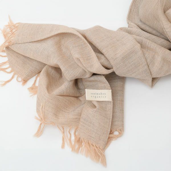 オーガニックコットン＆ヤク 米沢織ストール