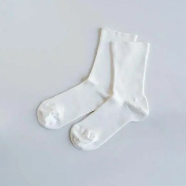 オーガニックコットン ゴムなしリブソックス