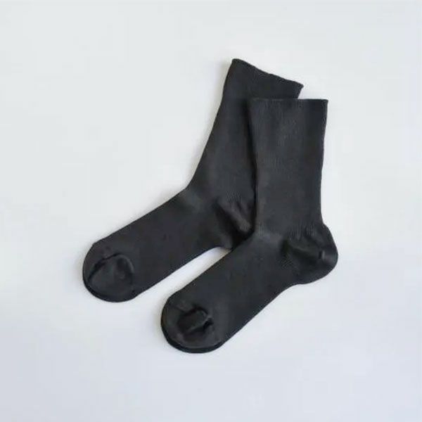 オーガニックコットン ゴムなしリブソックス