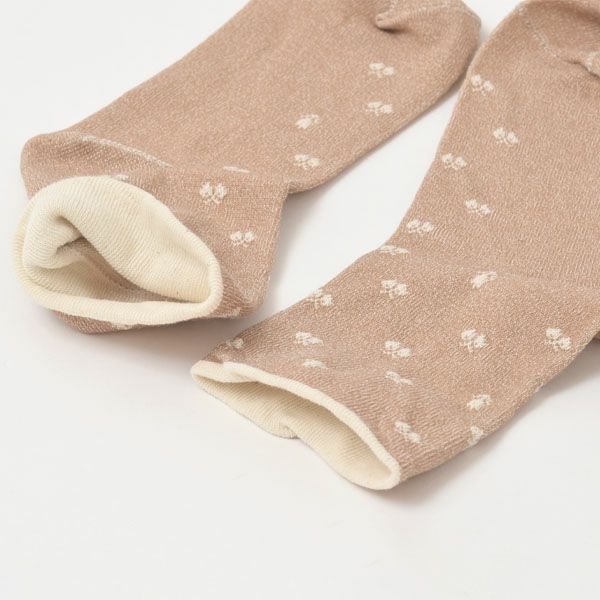 オーガニックコットン やさしいソックス ちょうちょ