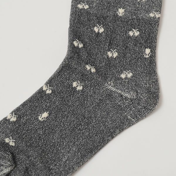 オーガニックコットン やさしいソックス ちょうちょ