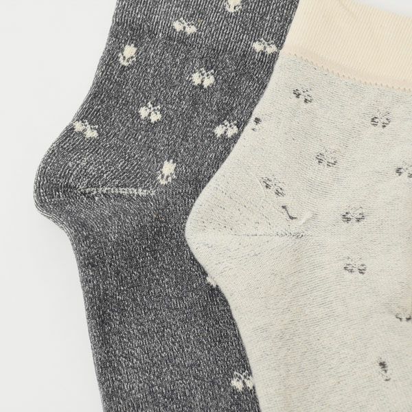 オーガニックコットン やさしいソックス ちょうちょ