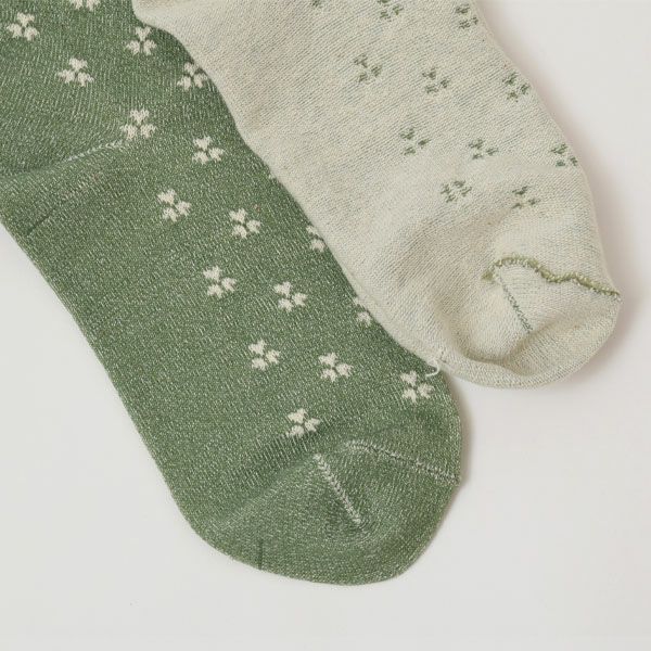 オーガニックコットン やさしいソックス クローバー