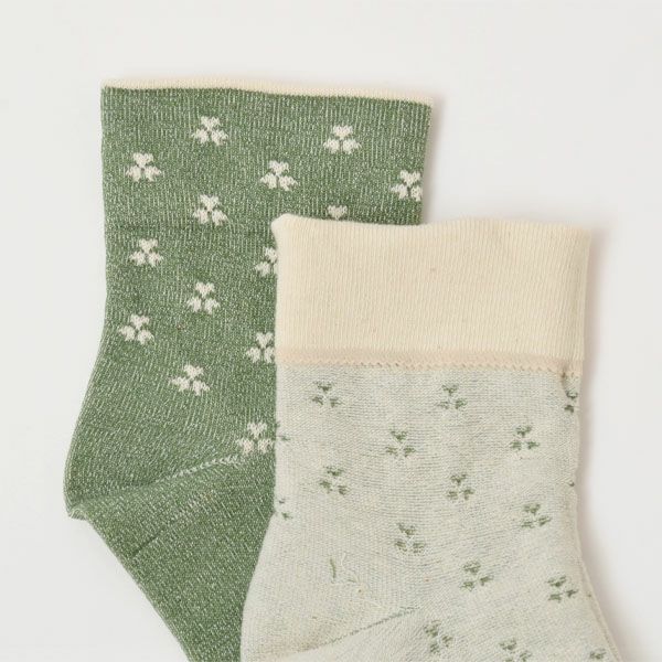 オーガニックコットン やさしいソックス クローバー