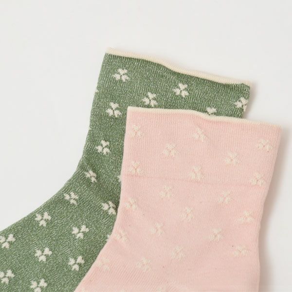 オーガニックコットン やさしいソックス クローバー
