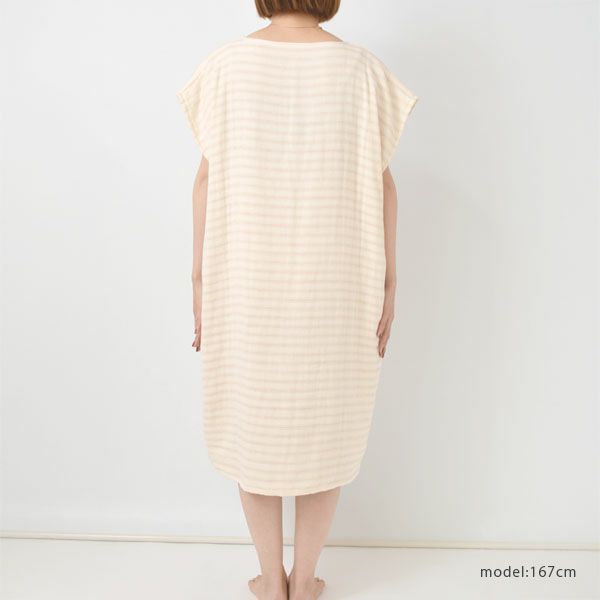 オーガニックコットン スラブガーゼ バスドレス