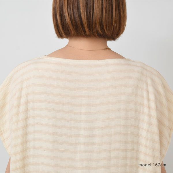 オーガニックコットン スラブガーゼ バスドレス