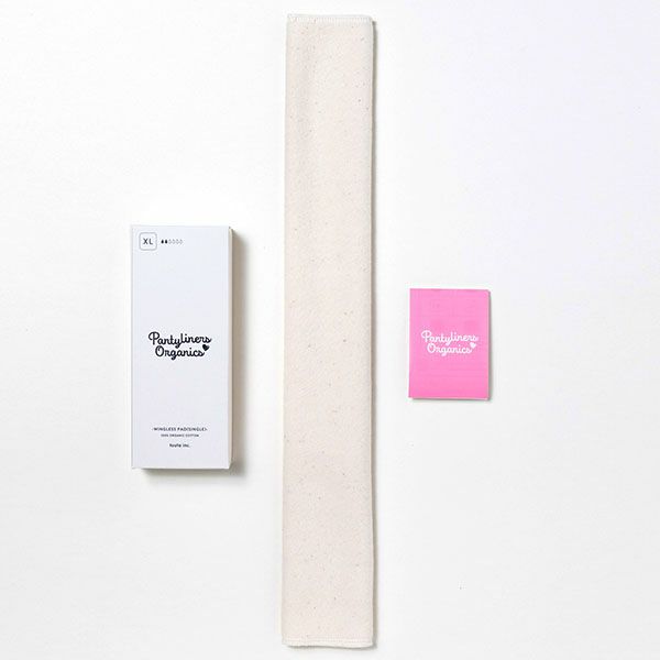 オーガニックコットン 羽なしパッド（シングル） 夜用 XL