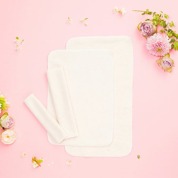 オーガニックコットン 羽なしパッド（シングル） 夜用 XL