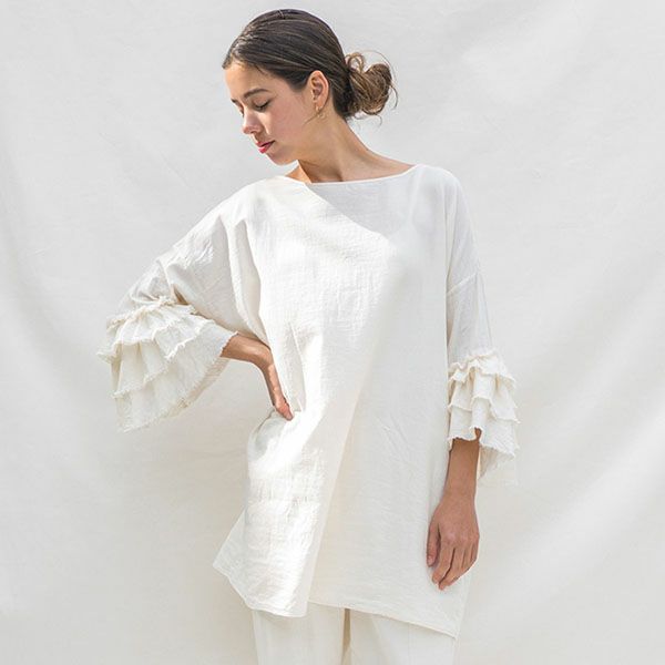 オーガニックコットン ローズマリードレス