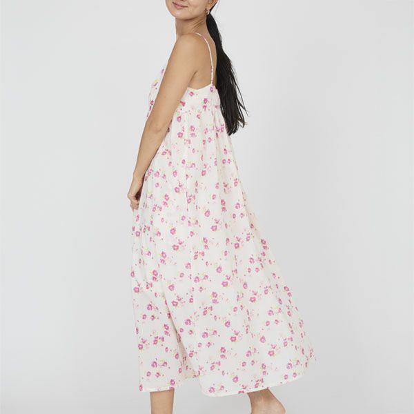 オーガニックコットン フレンチローズキャミソールワンピース