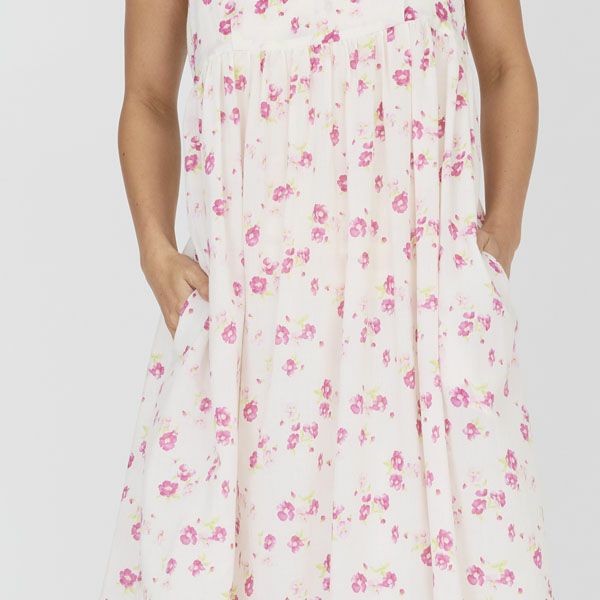 オーガニックコットン フレンチローズキャミソールワンピース