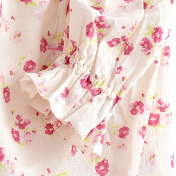 オーガニックコットン フレンチローズチェリーブロッサムドレス