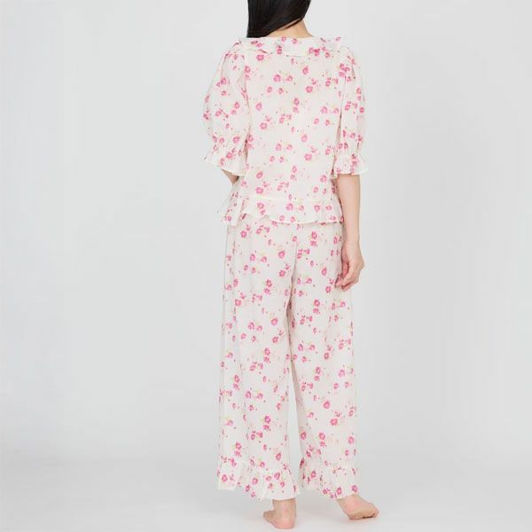 オーガニックコットン フレンチローズブラウス