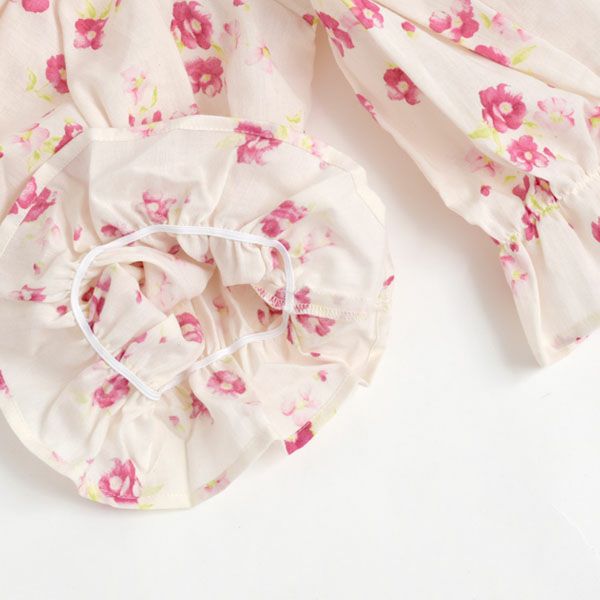 オーガニックコットン フレンチローズブラウス