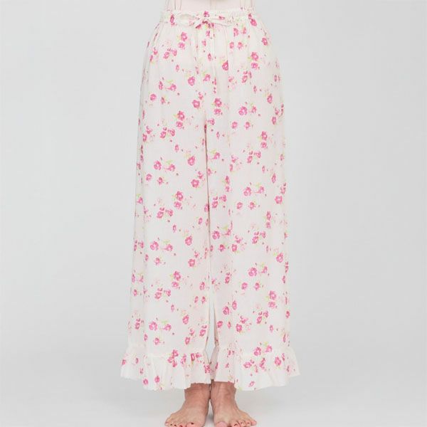 オーガニックコットン フレンチローズフリルパンツ