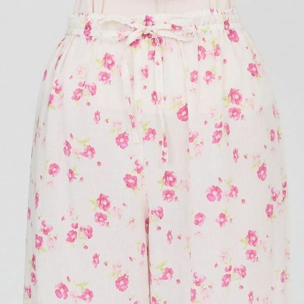 オーガニックコットン フレンチローズフリルパンツ